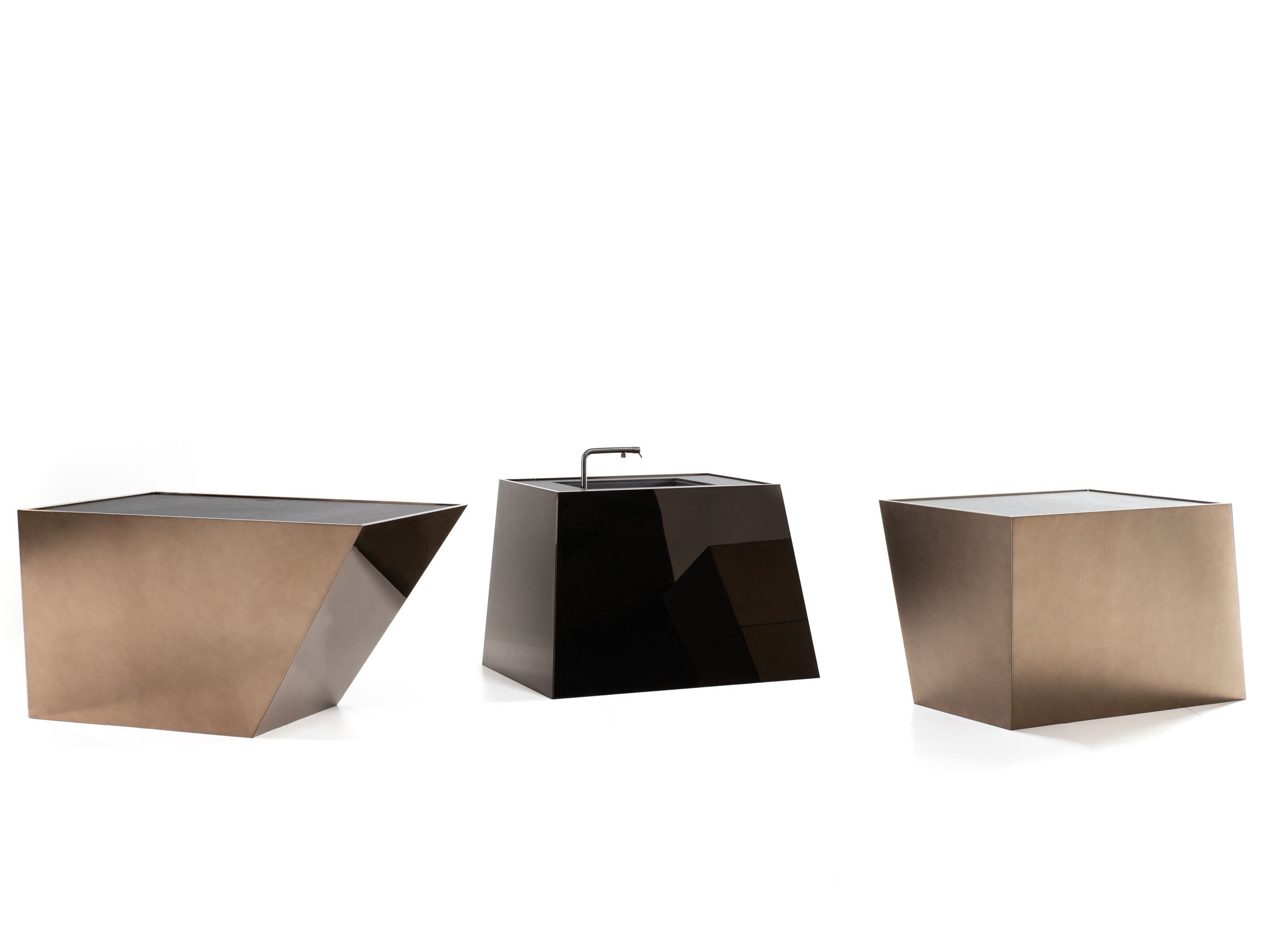 Стальная кухня TM Italia Cucine IMPEXA ARCH-00082661 - Вид №1