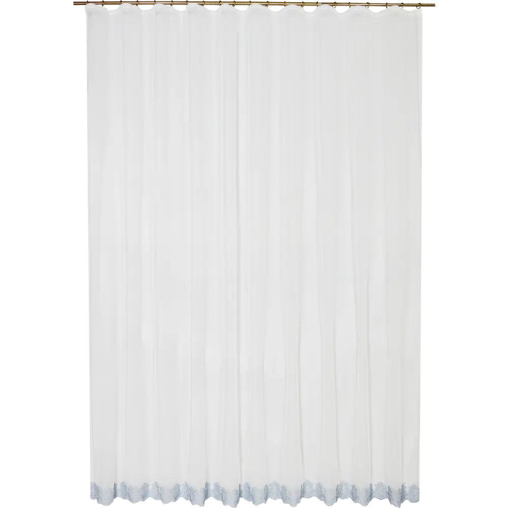 Тюль на ленте Kaleo 300x280 см цвет синий 84653527 STLM-2149550 MIAMOZA  - Вид №1