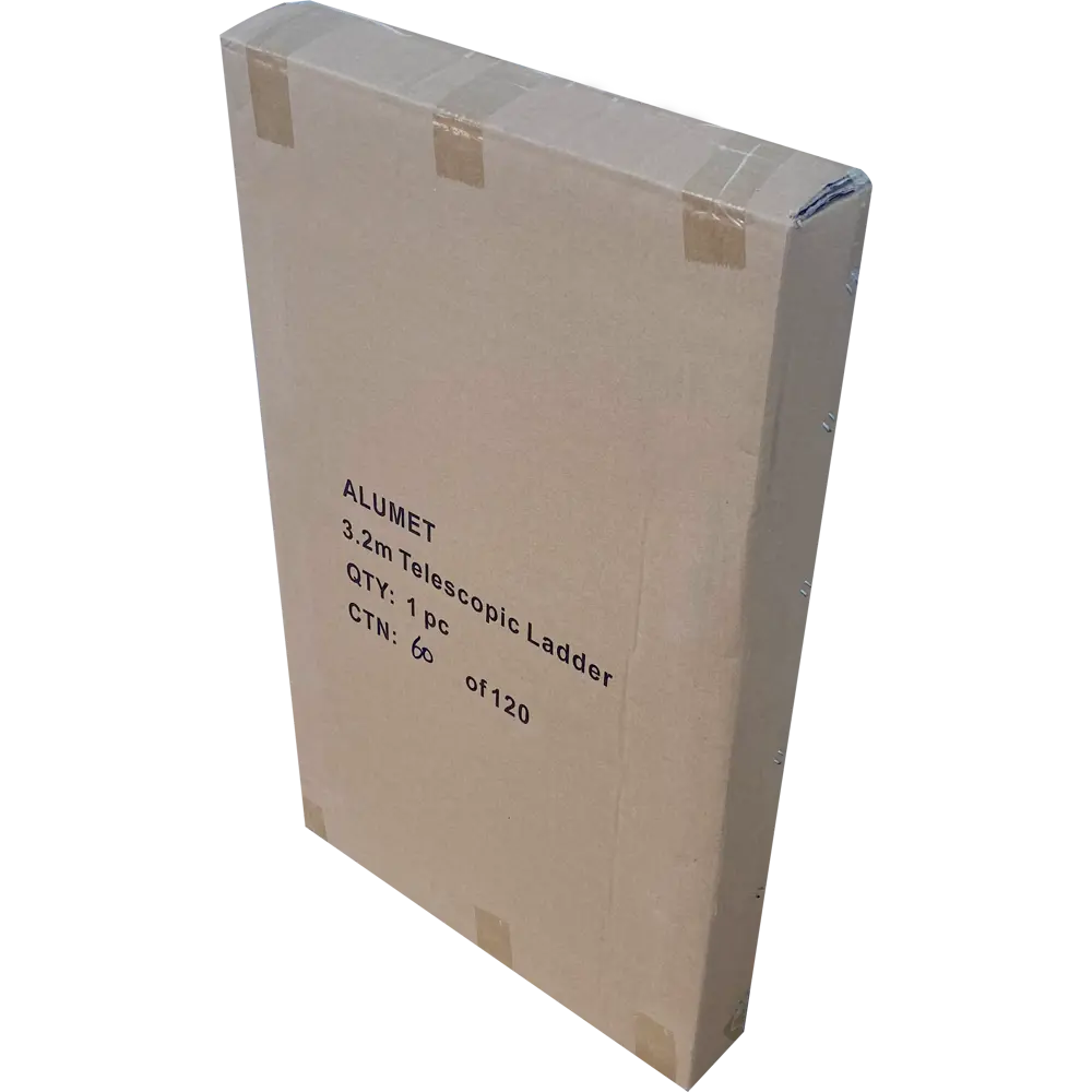 Лестница телескопическая 1-секционная Alumet до 3.2 м 11 ступеней АЛЮМЕТ STLM-2169229 - Вид №3