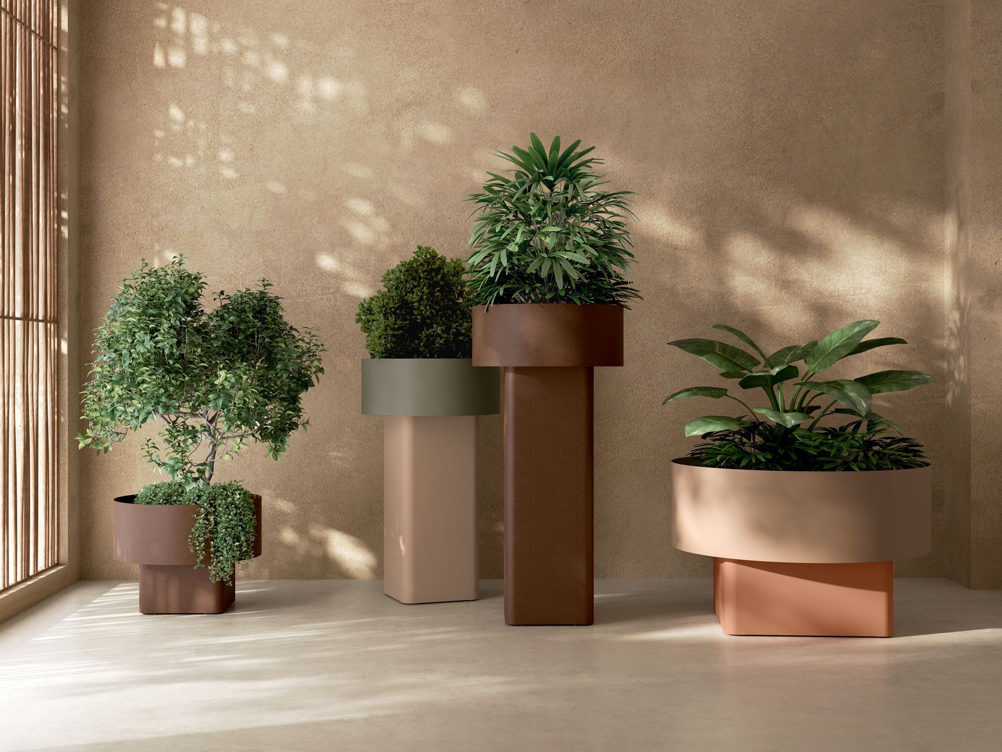 Круглая металлическая ваза Systemtronic Advanced ARCH-00112432 - Вид №1