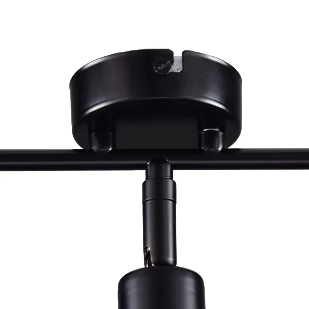 Люстра потолочная Реал 3 лампы 10 м² цвет черный РОССВЕТ STLM-2025366 - Вид №3