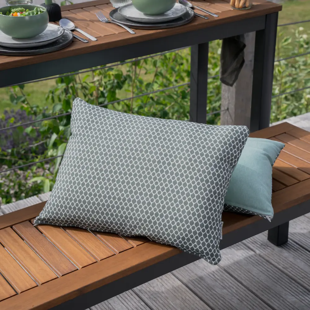 Скамейка балконная Naterial Oris 130/45 43x38x118 см алюминий цвет эвкалипт STLM-2212089 - Вид №7