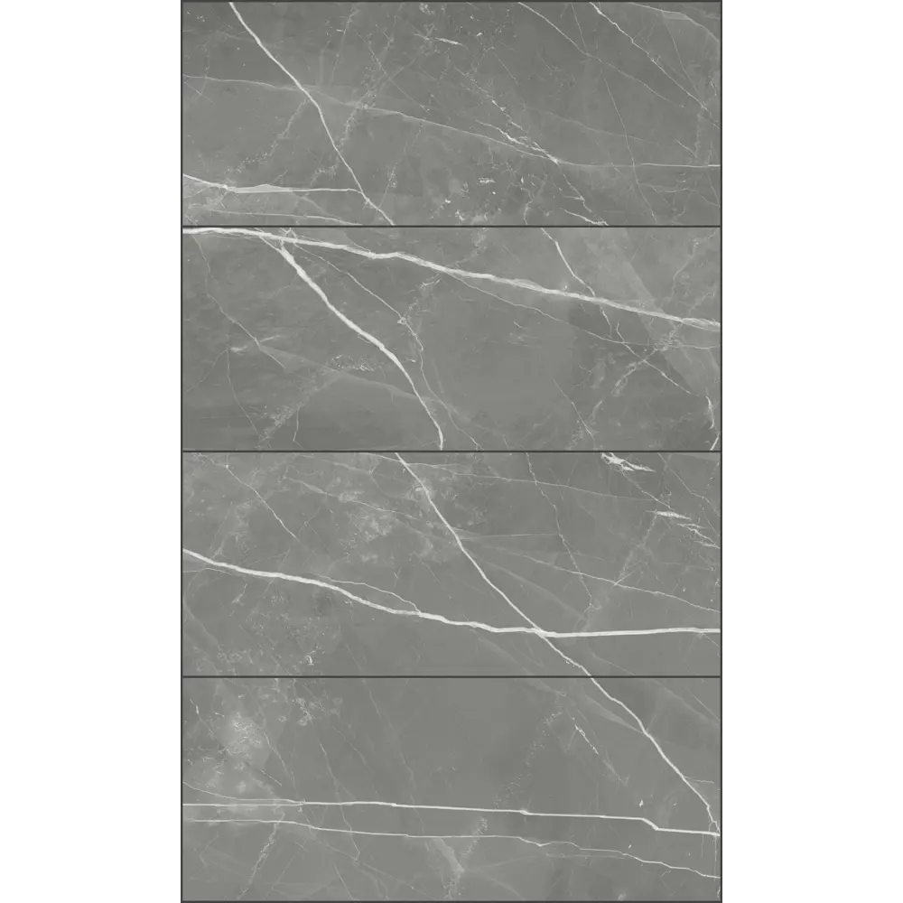 Настенная плитка Gracia Ceramica Pulpus 25x60 см 1.2 м² глянцевая цвет серый 89413346 STLM-2163330 - Вид №2