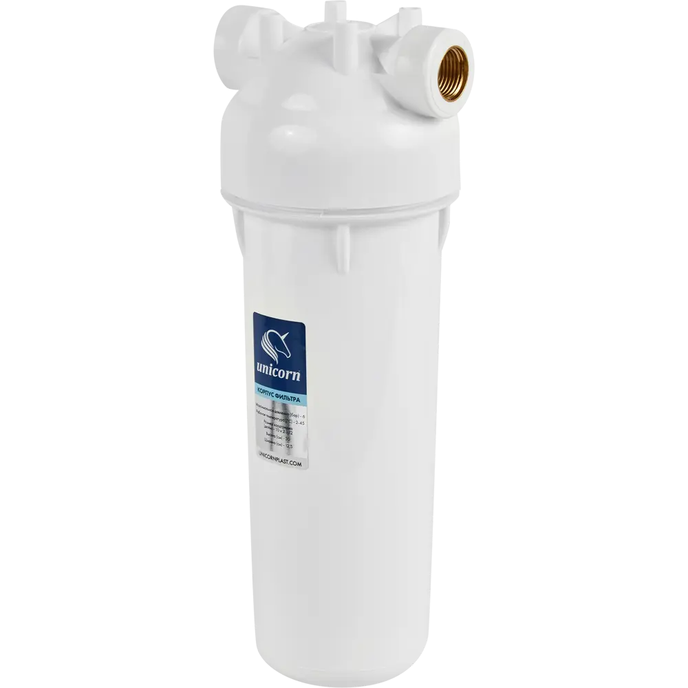 Магистральный фильтр для холодного водоснабжения (ХВС) Unicorn KSBPN 12 LM SL10 1/2" пластик STLM-2039643