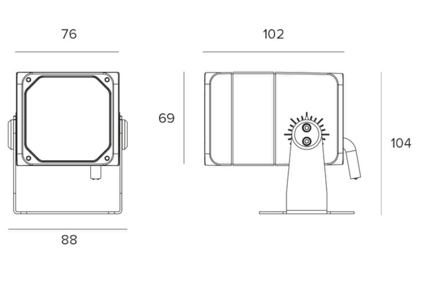 Регулируемый светодиодный наружный прожектор TARGETTI DART SMALL ARCH-00104761 - Вид №7