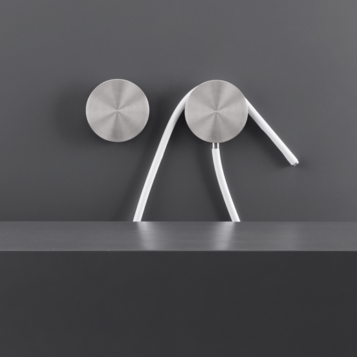 Настенная двойную ручку смеситель с ручным душем в силиконовой резине диаметр 14 м т  CIR07 CEADESIGN  - Вид №2