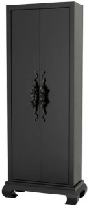 Шкаф двухдверный коричневый Python PUSHA EICHHOLTZ 062473 Черный
