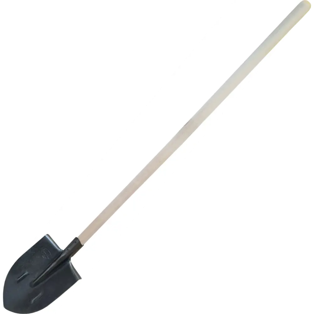 Штыковая лопата Павловская Заря из рельсовой стали с деревянным черенком 84029757 STLM-0046290