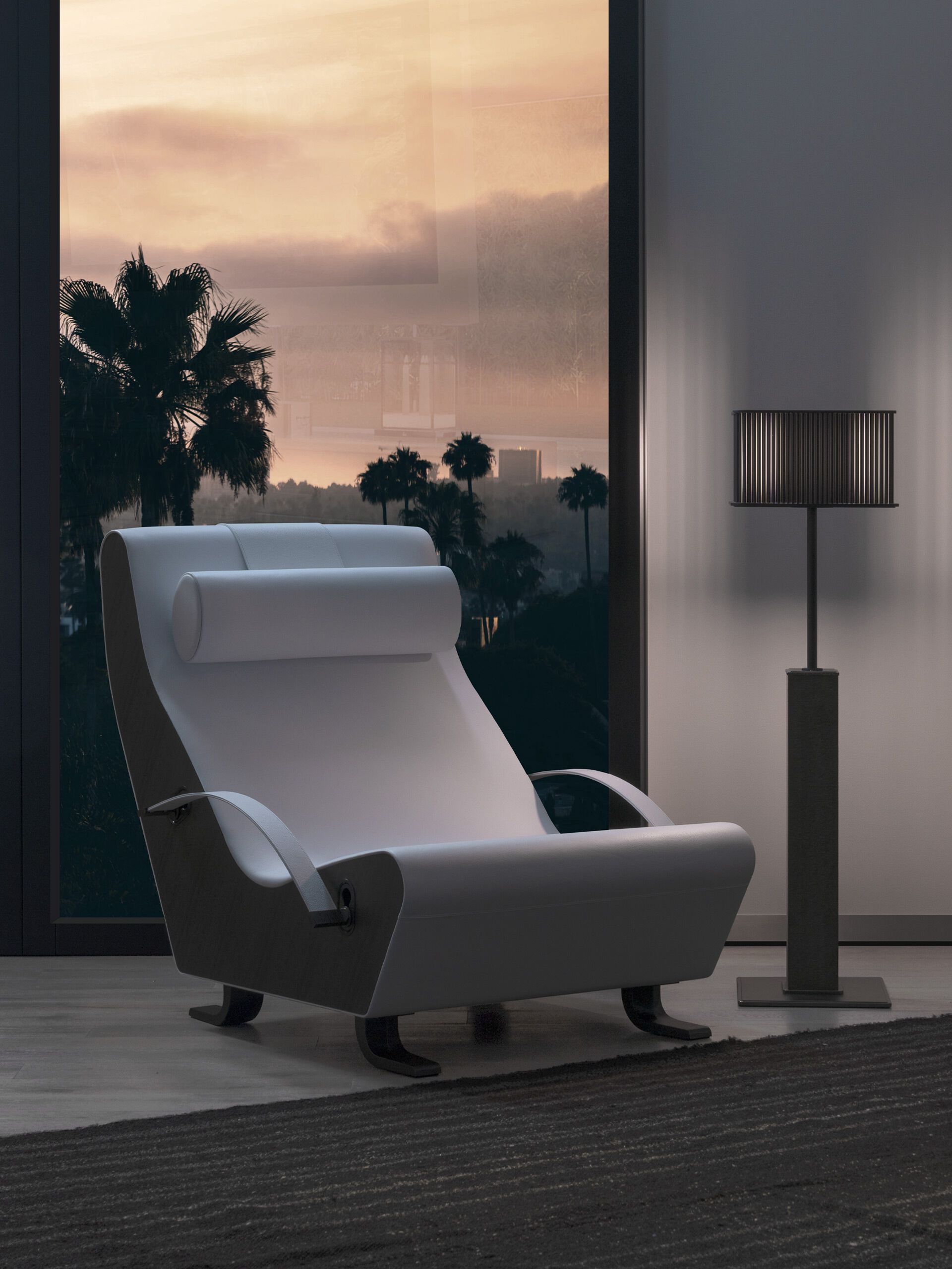 Кожаное кресло с подголовником Lorenzo Tondelli DUNE ARCH-00073621 - Вид №6