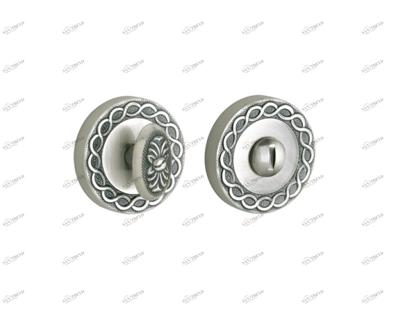 0WC070.6MM.71 Кнопка приватности с аварийной разблокировкой 6 мм Античное серебро Mestre 