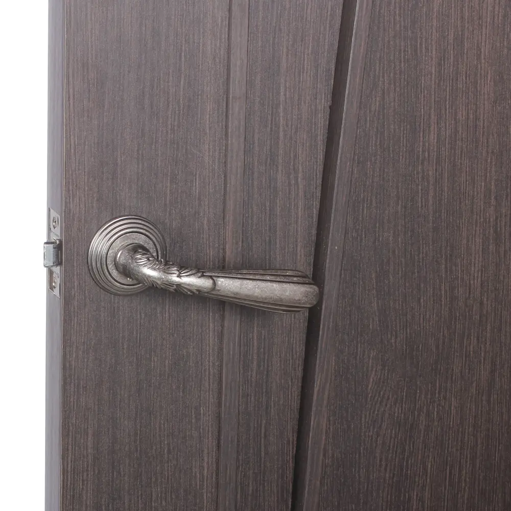 Ручки дверные на розетке EDS-V207 AGED, цвет серебро EDSON STLM-2060763 - Вид №6