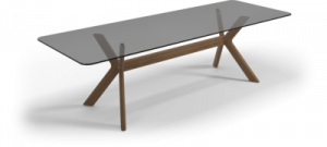 X - Frame Dining Table  Gloster Обеденный стол X-Frame