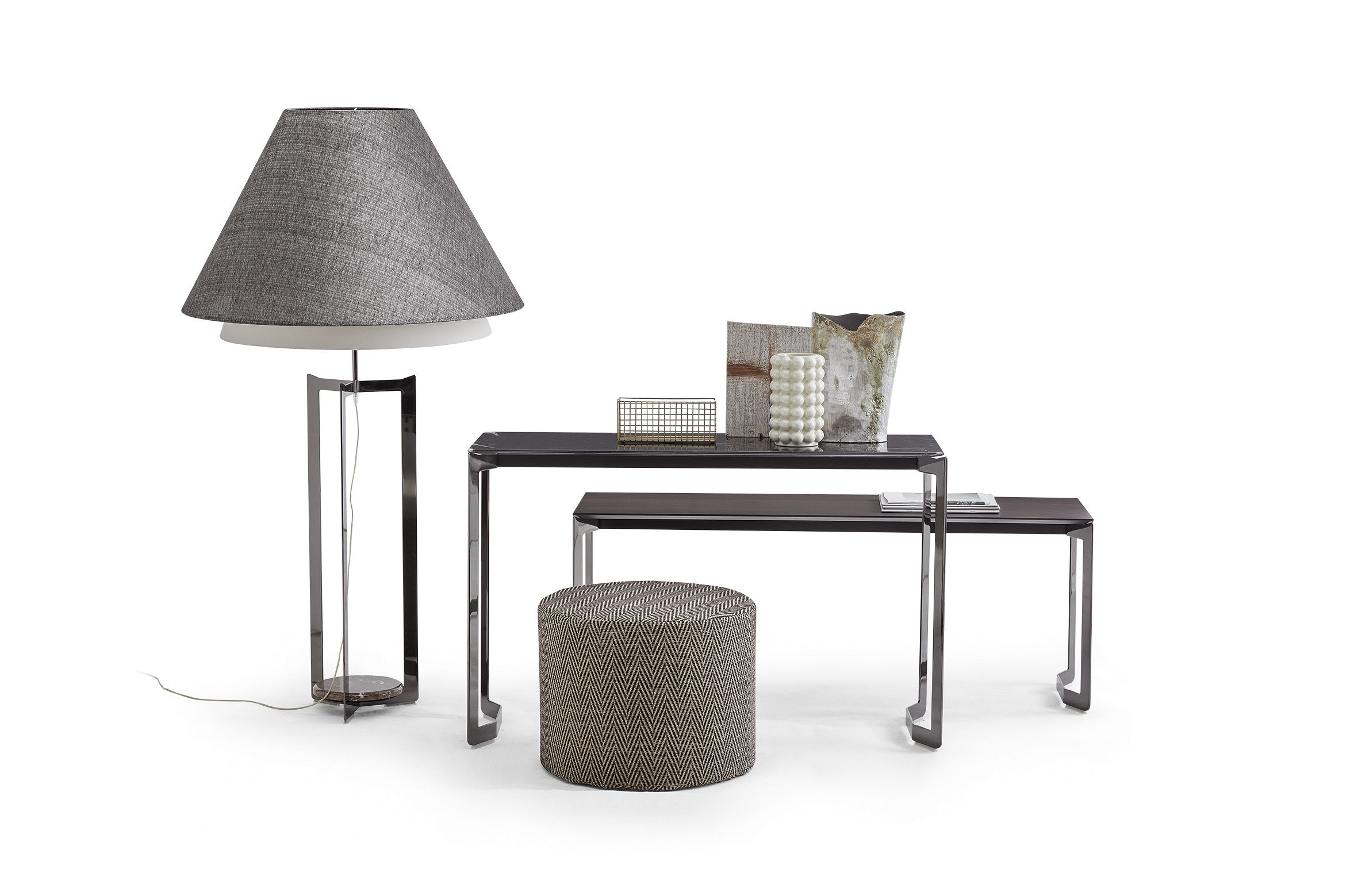 Круглый съемный пуфик Dema SIMPLE ARCH-00076152 - Вид №1