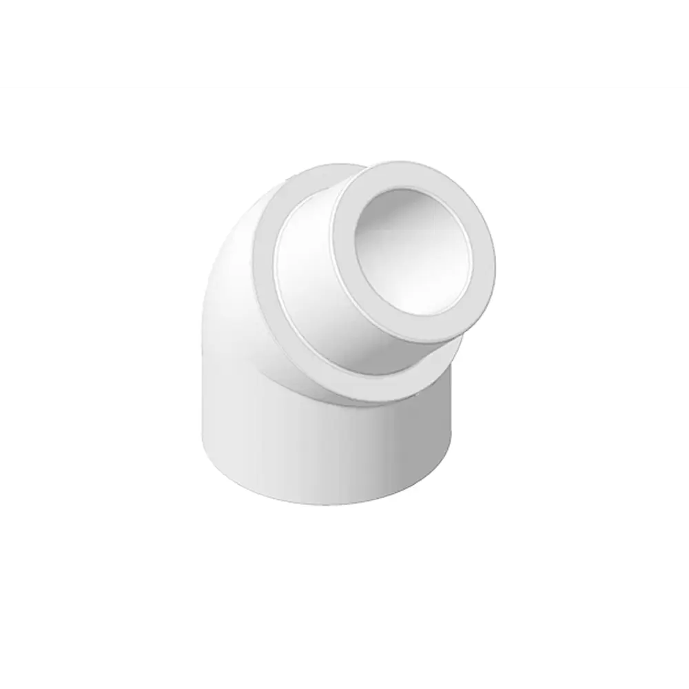 Отвод полипропиленовый Политэк 45° 20 мм для систем водоснабжения 89422878 STLM-1575229