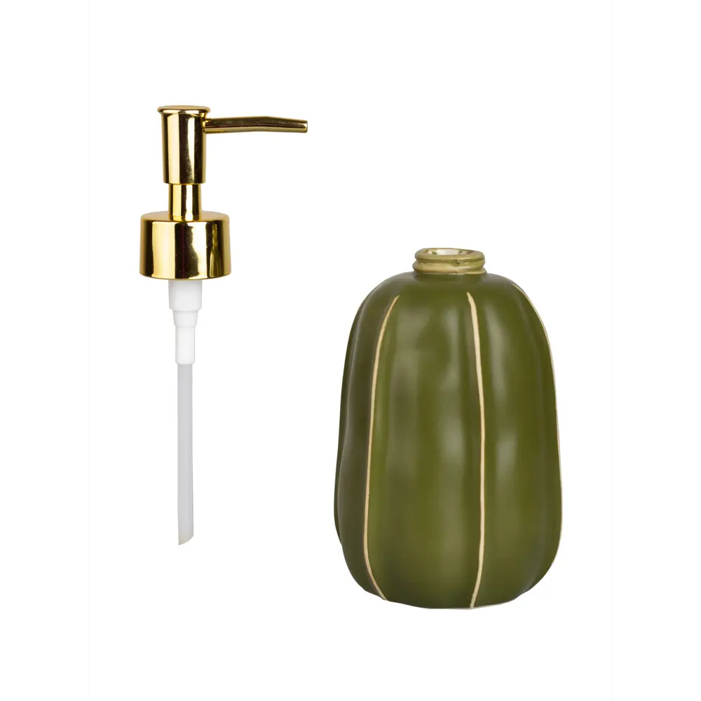 89379201 Дозатор для жидкого мыла Zenfort Агава керамика цвет зеленый STLM-1544895 - Вид №1