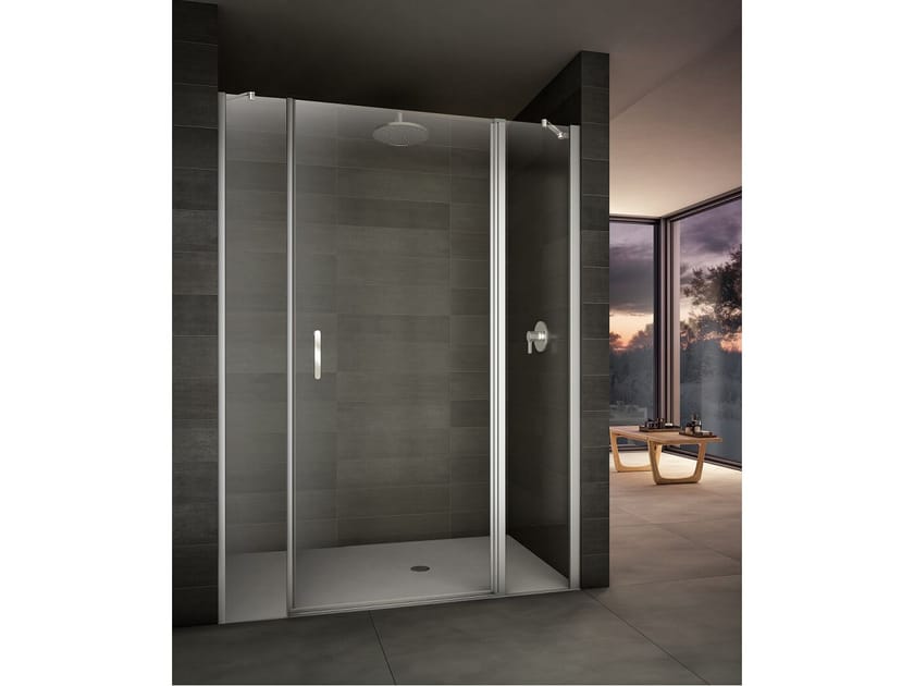 Стеклянная ниша душевая кабина с распашной дверью Provex Industrie ARCH-00078436