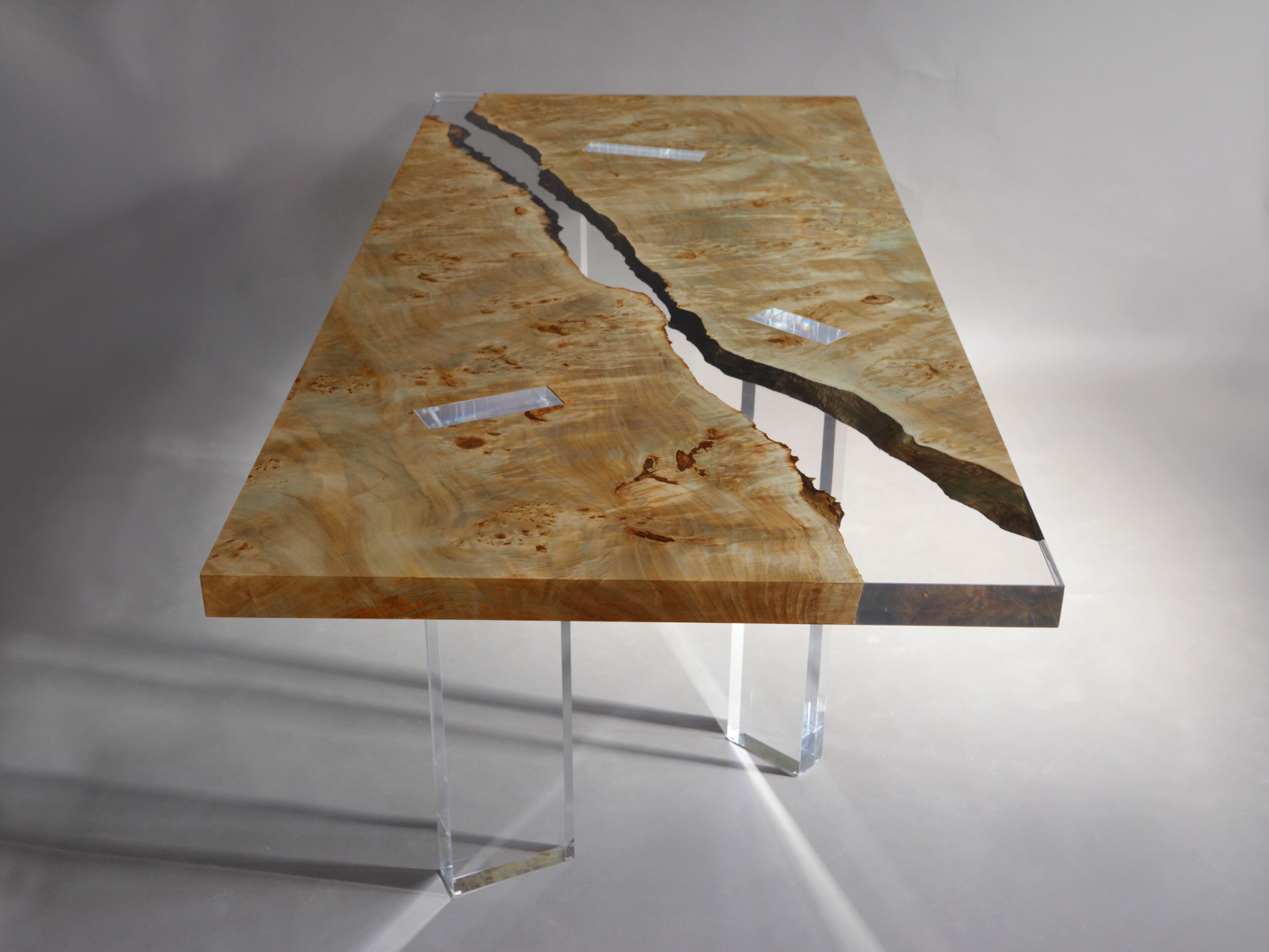 Прямоугольный стол из тополя и смолы alcarol Geomorphic 2023 ARCH-00128149 - Вид №2