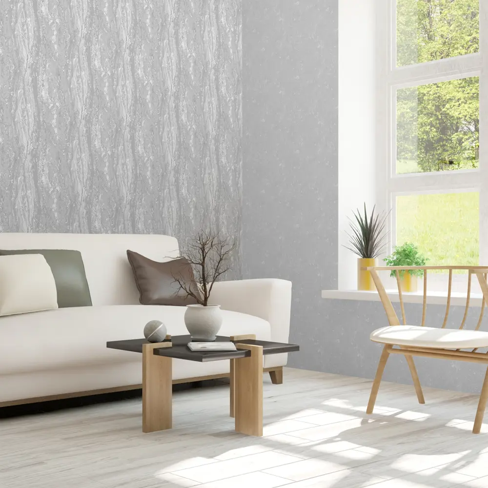 Обои флизелиновые Victoria Stenova Kamchatka серые 1.06 м VS281357 STLM-2098286 - Вид №3