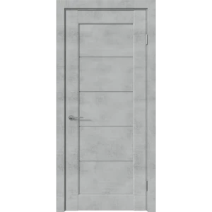 Комплект двери Сохо со стеклом 70x200 см ПВХ цвет лофт светлый без доборов