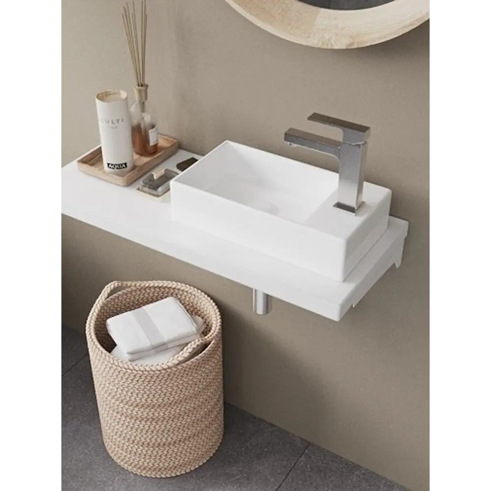 Мини-раковина Slim Mini W41 накладная на столешницу 41x22 см 89316162 STLM-2124668 Santreyd - Вид №2