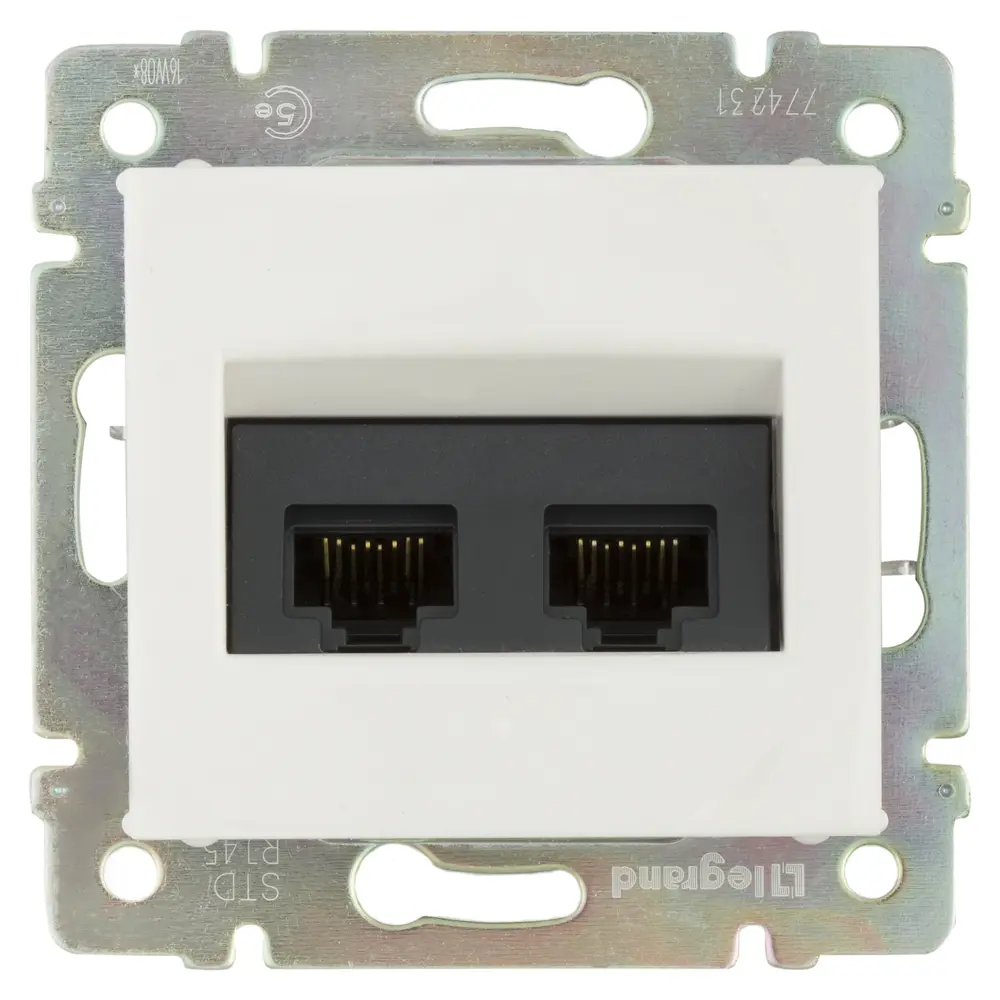Компьютерная розетка Legrand Valena Classic двойная RJ45 UTP 12554019 STLM-0002231