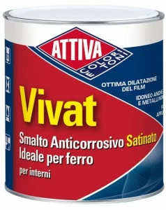 ATTIVA Эмаль антикоррозионная синтетическая сатиновая Smalti e pitture