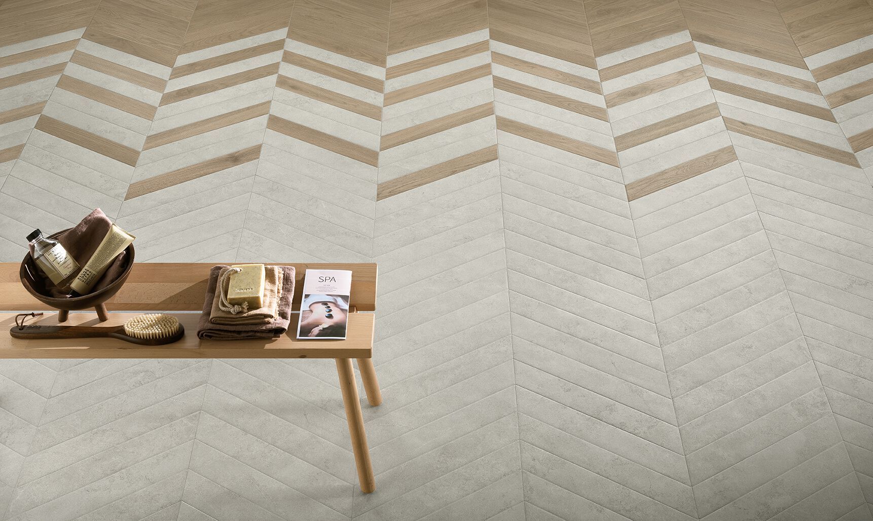 Пол / облицовка керамогранита с эффектом камня Marca Corona Arkigeo ARCH-00041862 - Вид №1