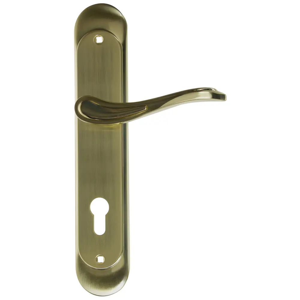 Замок врезной Palladium, ЦАМ, цвет матовое золото STLM-2118829 - Вид №2