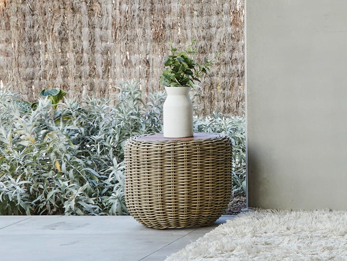 Плетеный круглый низкий садовый столик Jardinico Tugu ARCH-00094466 - Вид №3