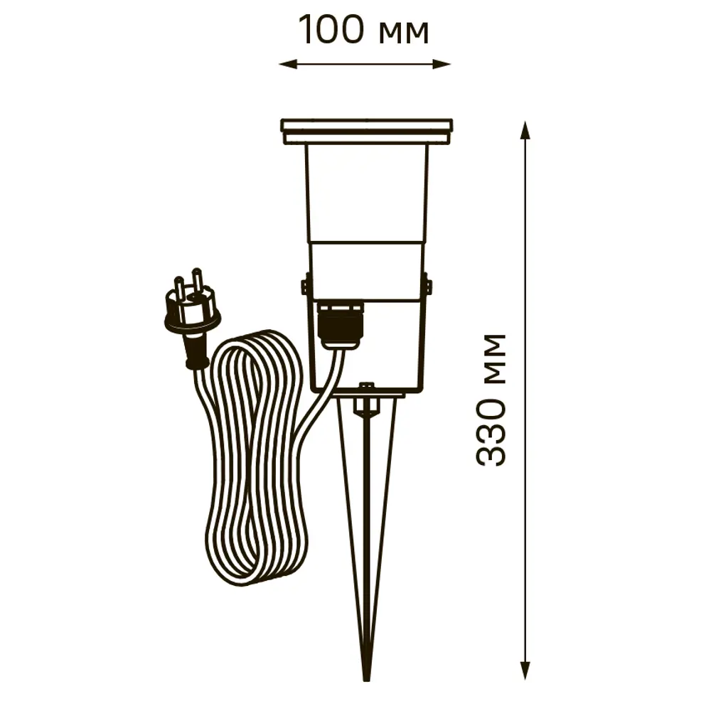 Светильник уличный спот KREAFORTA Sartang GU10 IP65 цвет черный STLM-2135952 - Вид №10