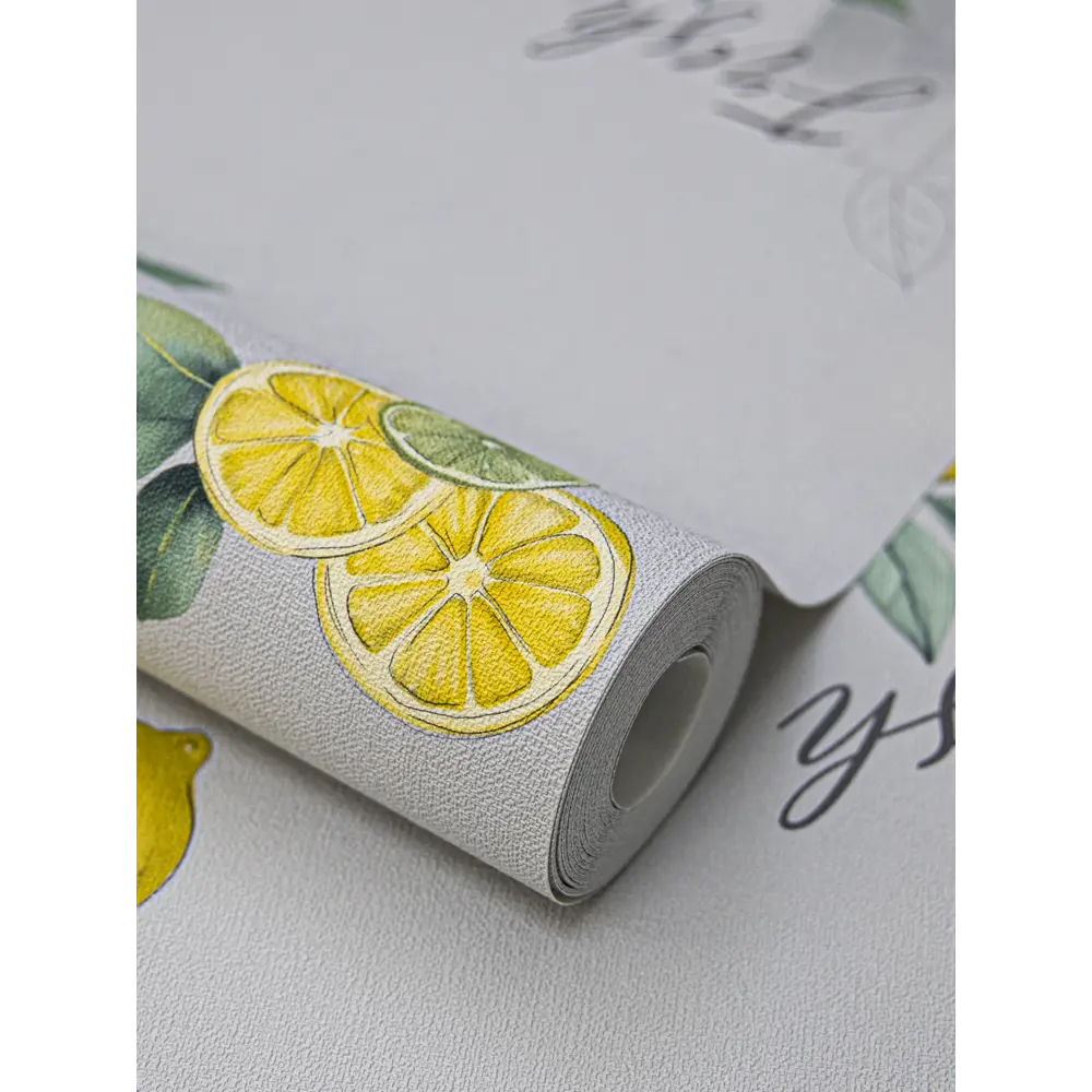 Wallsecret Mojito: Флизелиновые обои серого цвета с текстурным рисунком 89398141 STLM-1568378 - Вид №2