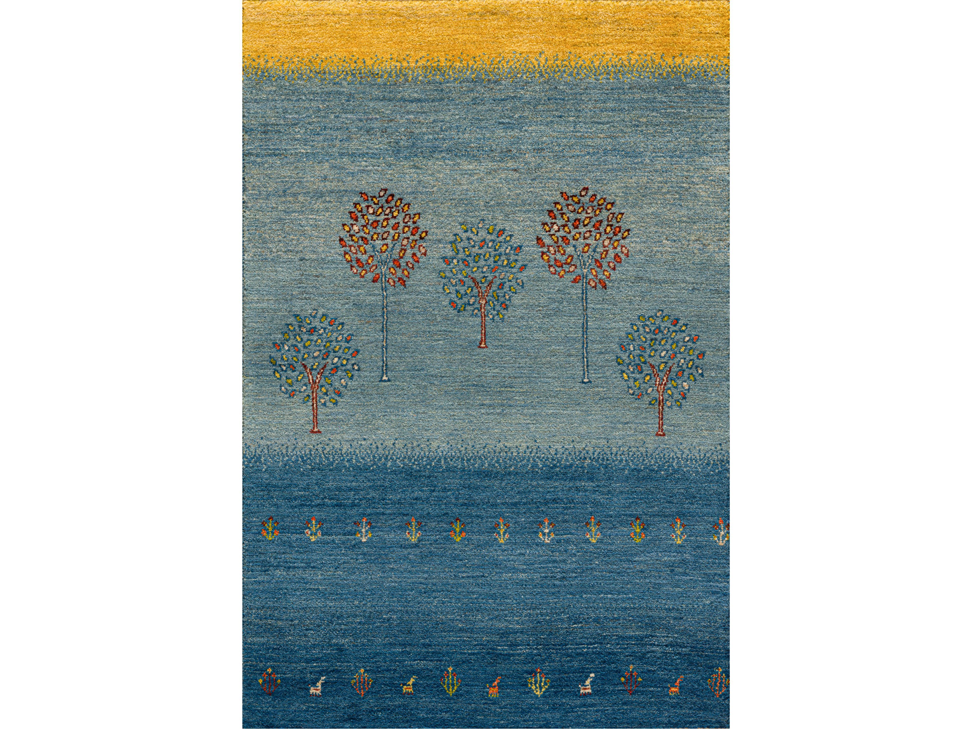 Прямоугольный шерстяной ковер Zollanvari Gabbehs Flora &amp ARCH-00075734 - Вид №1