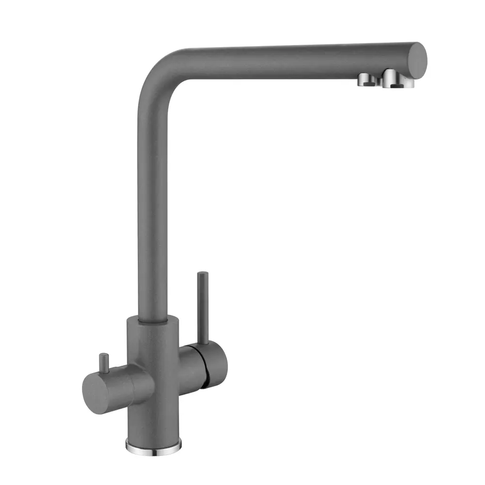 Смеситель для кухни Osgard Luzza высота 34.9 см нержавеющая сталь цвет серый STLM-2124409