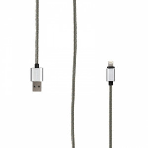 485068 Кабель "Digital IL-02 USB - Lightning (MFI)", 1 м, серый Rombica