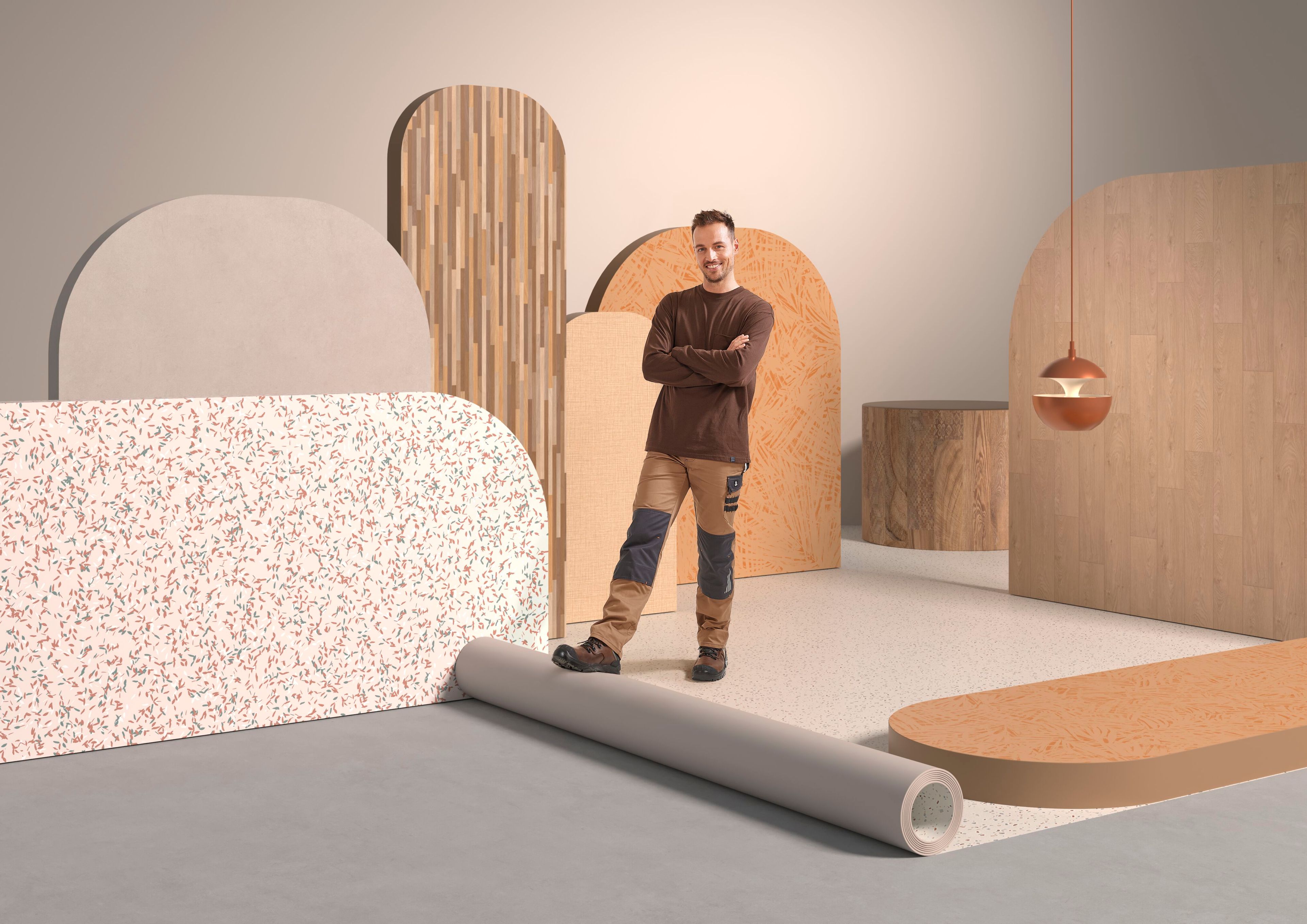 Упругий пол gerflor разнородные полы ARCH-00130226 - Вид №8