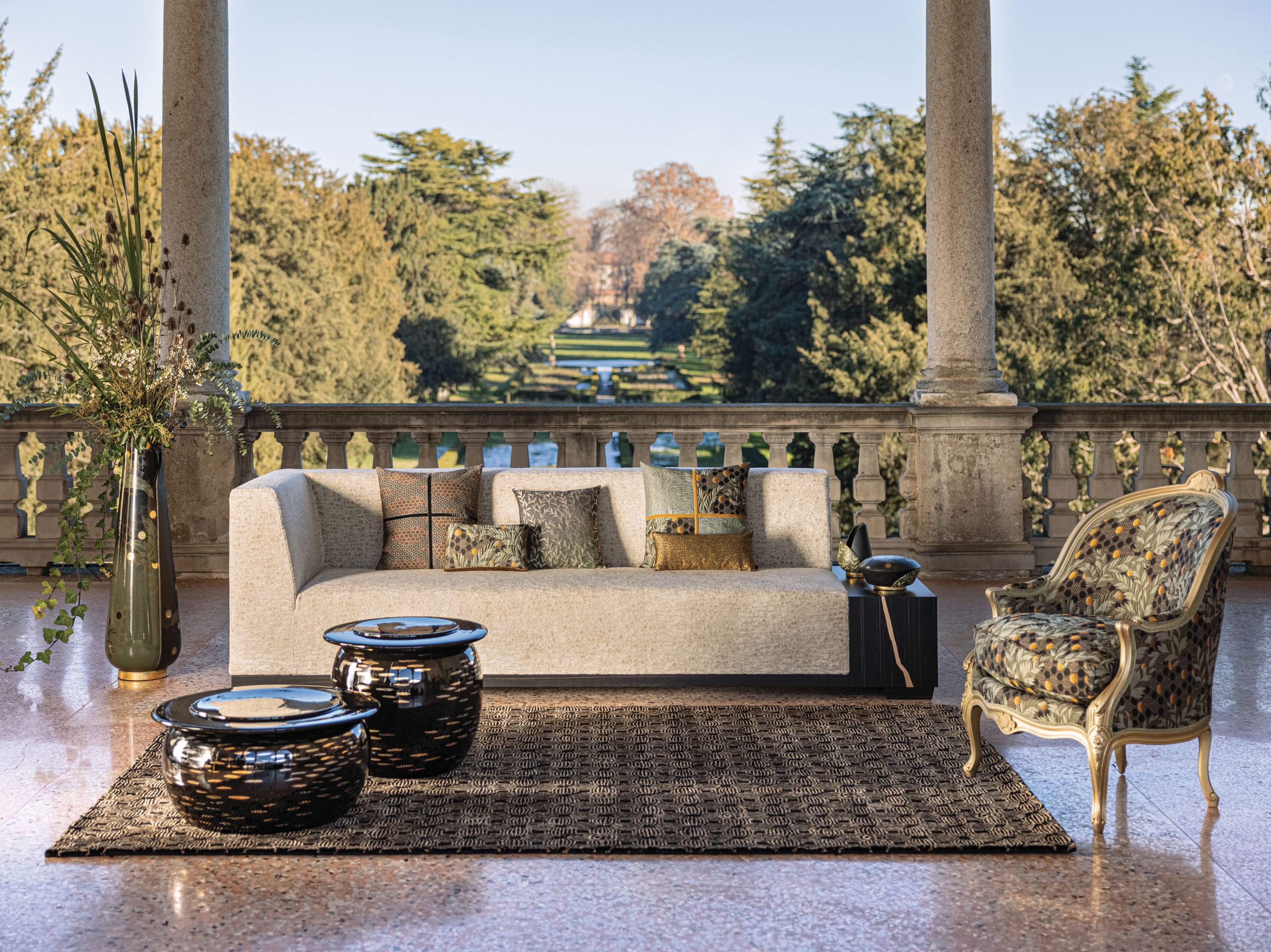 Круглый керамический журнальный столик для гостиной K-3 Tora ARCH-00063926 - Вид №1