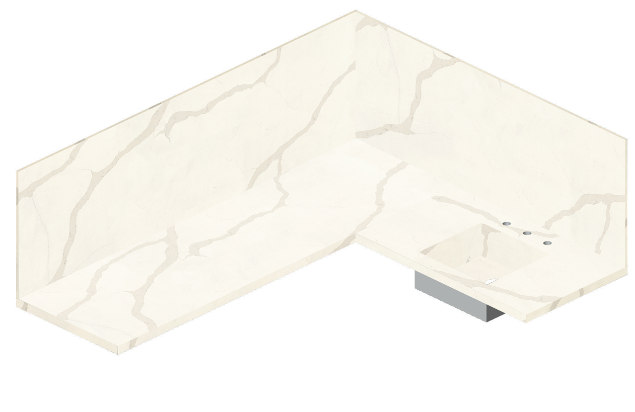 Столешницы для кухни - Стелла калакатта / 20 мм LIGRON LIST222 1492 - Вид №2