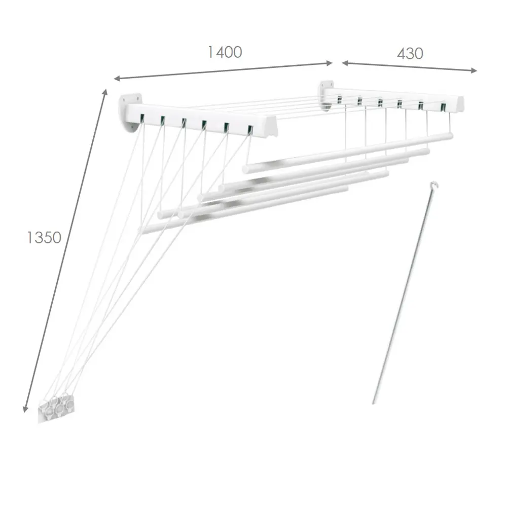 Сушилка для белья Santreyd Level — компактная и функциональная 86728680 STLM-0071005 - Вид №5