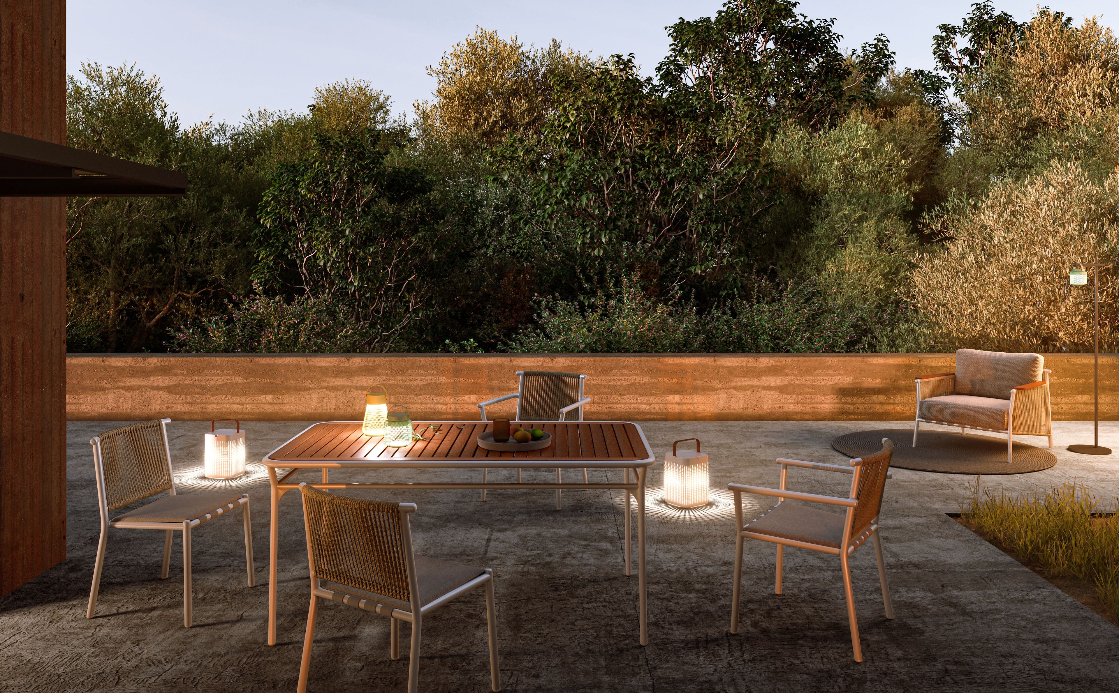 Веревочный садовый стул с подлокотниками VINEKO Nine Degrees ARCH-00064465 - Вид №2