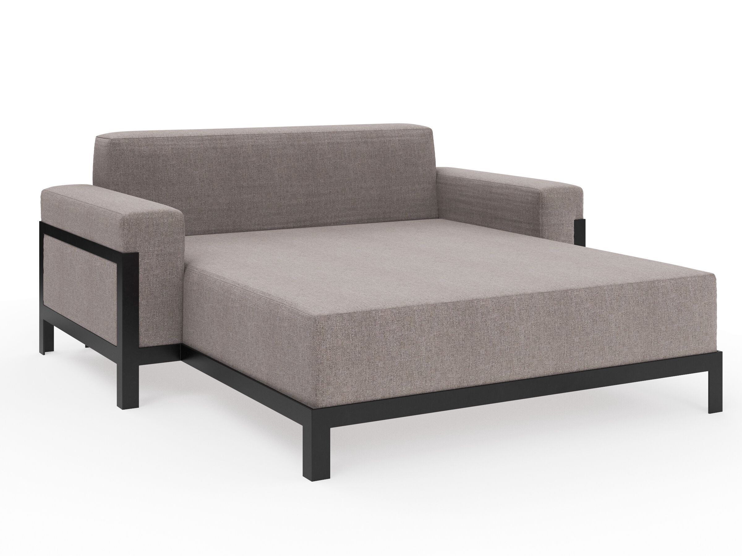 Двуспальная Садовая кровать из ткани с подлокотниками Walters More Comfort ARCH-00084600