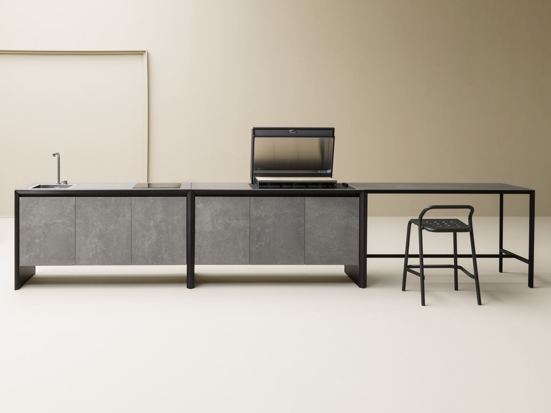 Кухня из алюминия и керамики с барбекю Varaschin Outdoor Cooking ARCH-00009120 - Вид №8