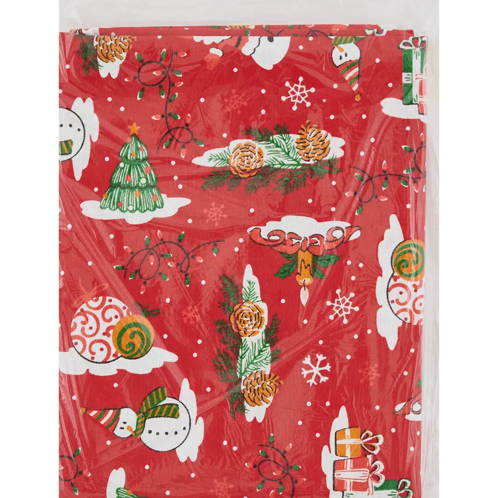 Скатерть Altali Санта прямоугольная 140x170 см цвет красный STLM-2159402 - Вид №3