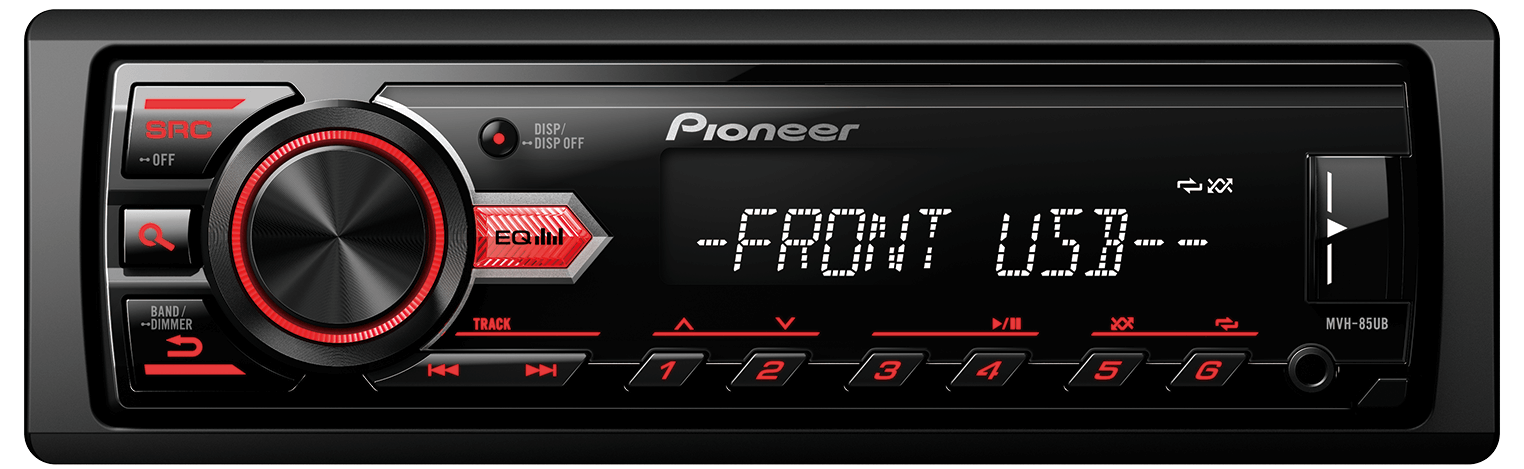 5088304 Автопроигрыватель Pioneer MVH-85UB STDN-0136143 - Вид №5