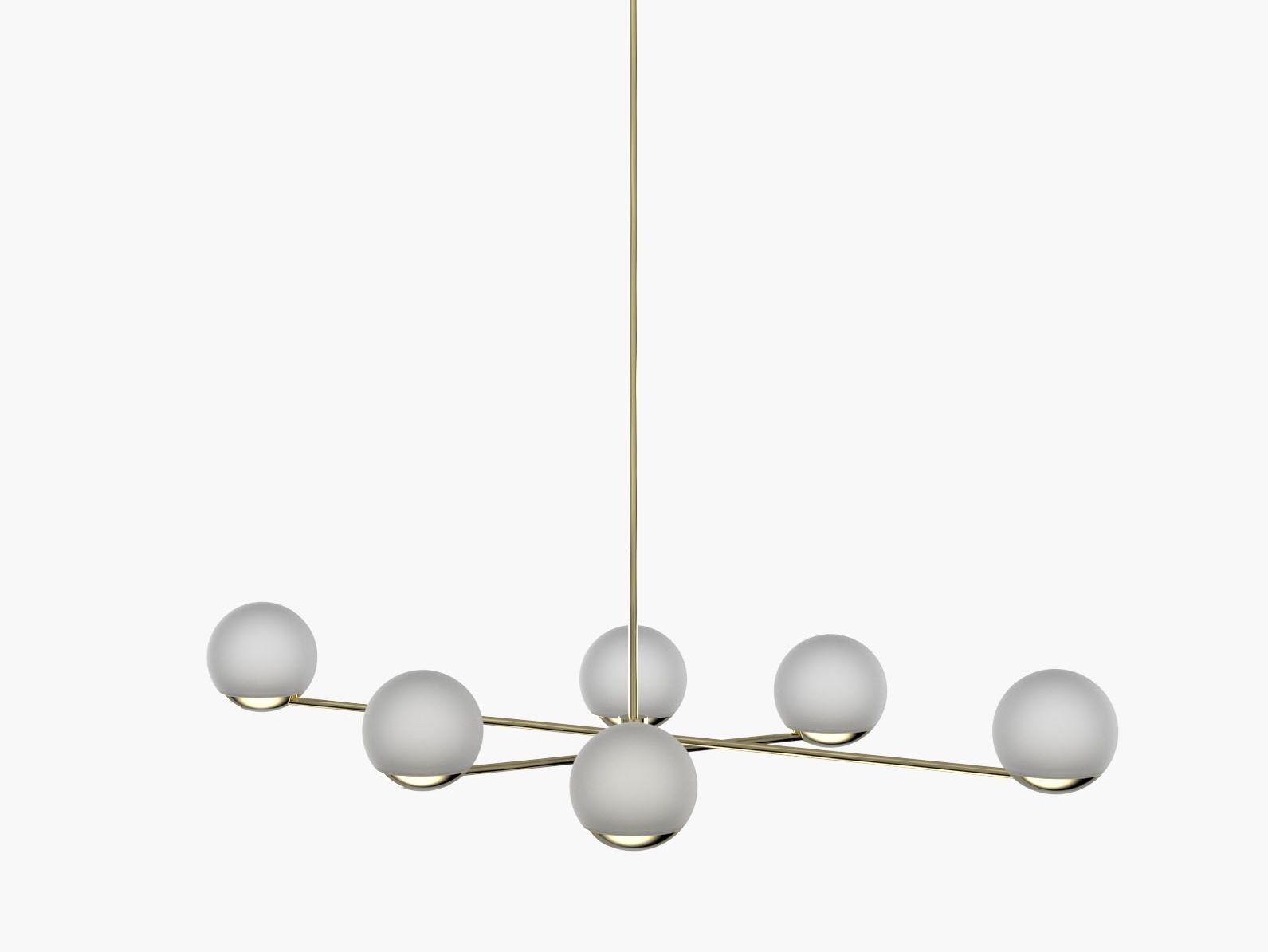 Светодиодный потолочный светильник ручной работы Cameron Design House Мяч и обруч ARCH-00124294 - Вид №2