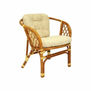 Кресло коричневое "Багама Люси" ЭКО ДИЗАЙН CLASSIC RATTAN 129504 Бежевый;коричневый