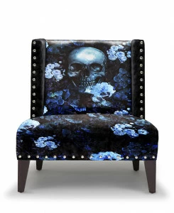 Кресло Frozen черное ICON DESIGNE ДИЗАЙНЕРСКИЕ, BURCU KORKMAZYUREK 096822 Черный;синий