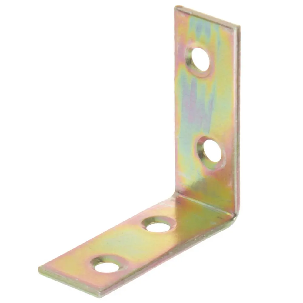 Угол соединительный мебельный 40х40х15х175 желтый оцинкованный 12 шт GAH ALBERTS STLM-2043967