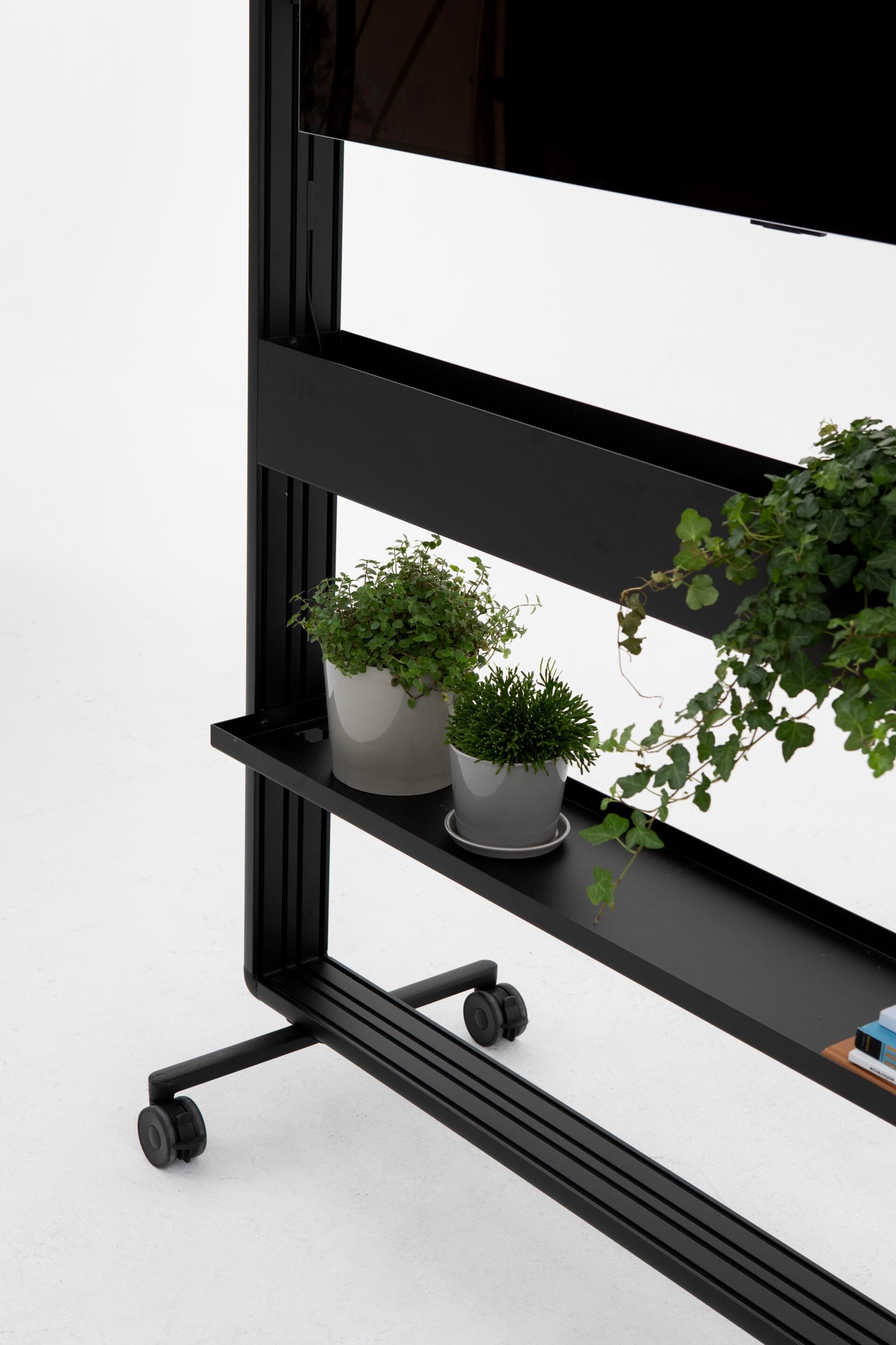 Алюминиевый напольный книжный шкаф с порошковым покрытием с колесами Cascando патио ARCH-00006928 - Вид №1