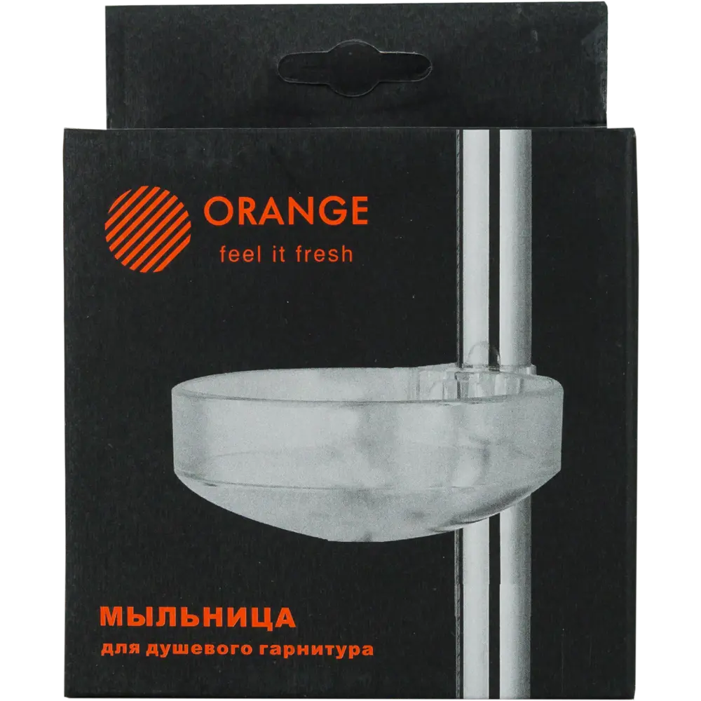 Мыльница для душевой штанги Orange DISH-W пластик цвет белый STLM-2153124 - Вид №2