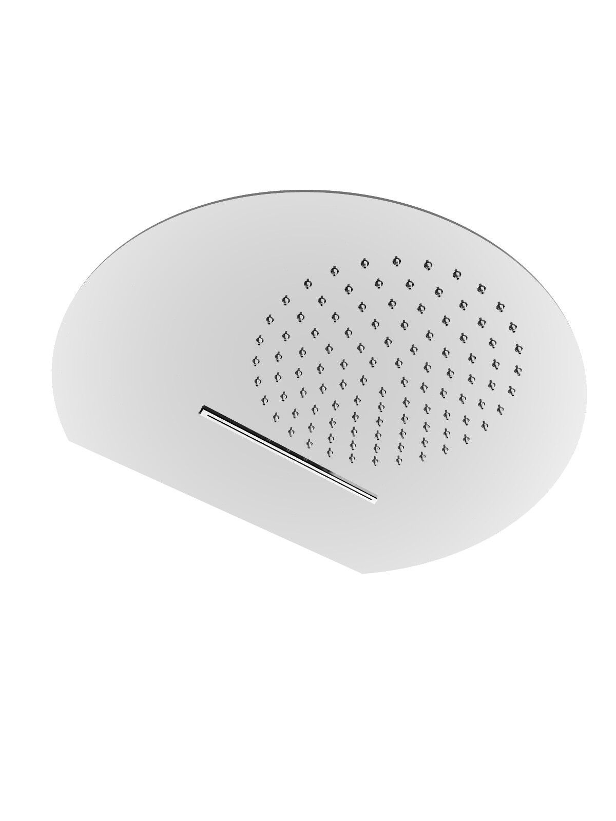 Настенная душевая головка из нержавеющей стали с системой защиты от накипи Rubinetterie Frattini душевые ARCH-00083315 - Вид №1